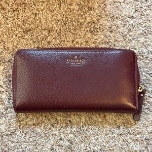 Kate Spade Deep Red Leather wallet